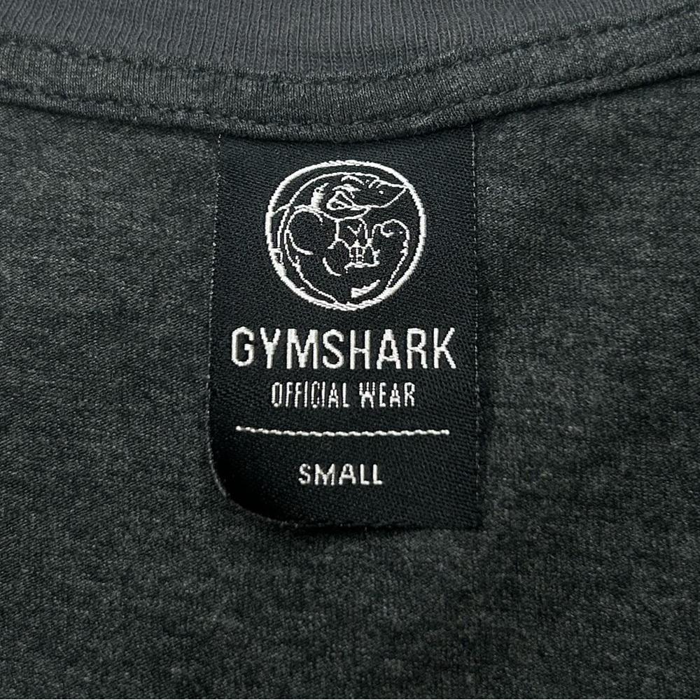 GymShark Retro Logo Shirt Womens Small Big Shark Logo Gym Active Run Athlesiure - Picture 10 of 11
